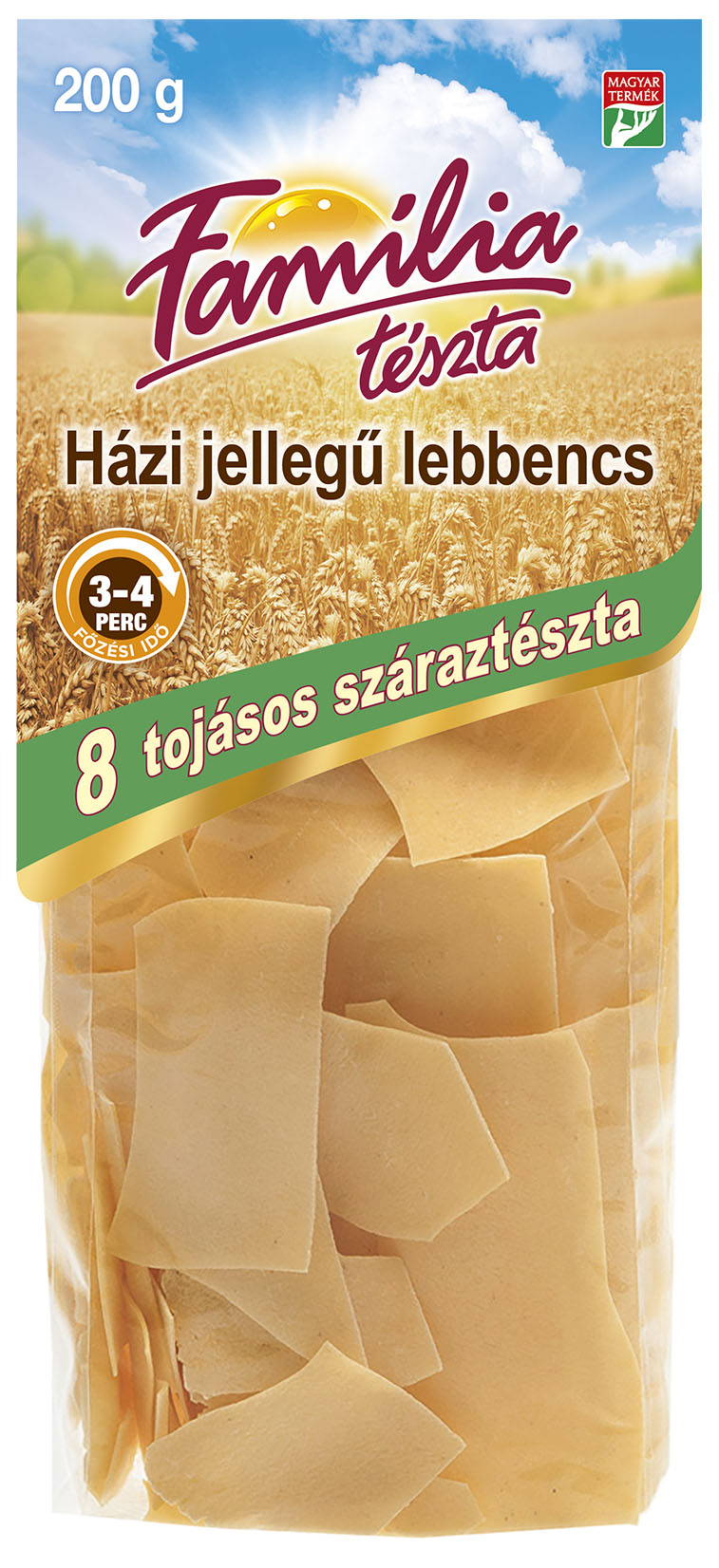 8 tojásos Lebbencs száraztészta 200 g